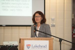 Dr. Marina Ulanova at podium 