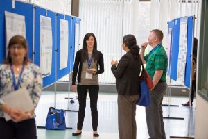 2015 NHRC participants viewing poster presentations