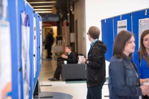 2015 NHRC participants viewing poster presentations