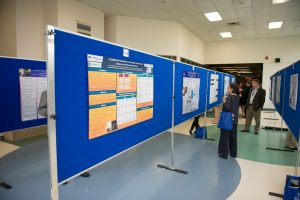 2015 NHRC participants viewing poster presentations 