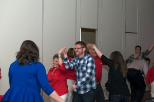 Participants engaging in cultural dance at 2015 NHRC