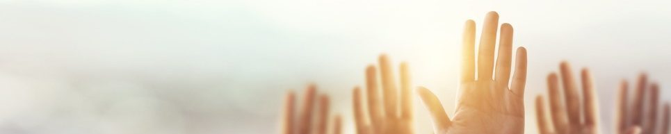 Raised hands