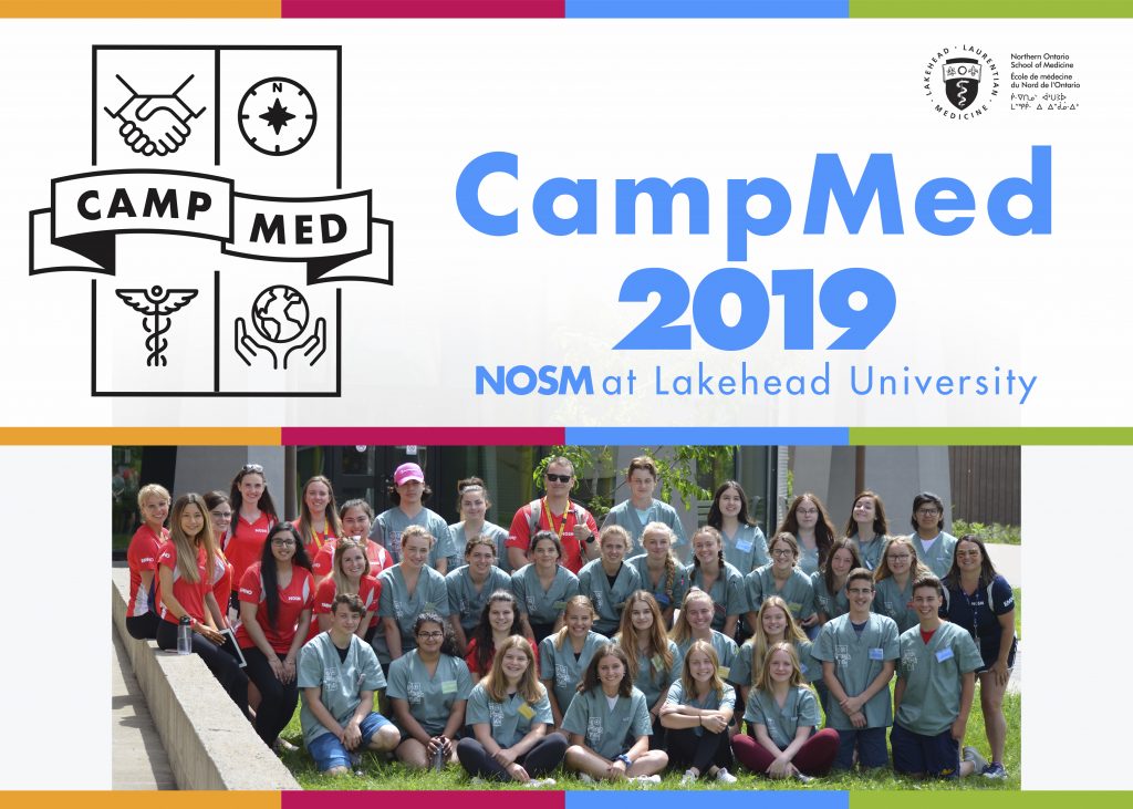 CampMed 2019 NOSM at Lakehead Group Photo