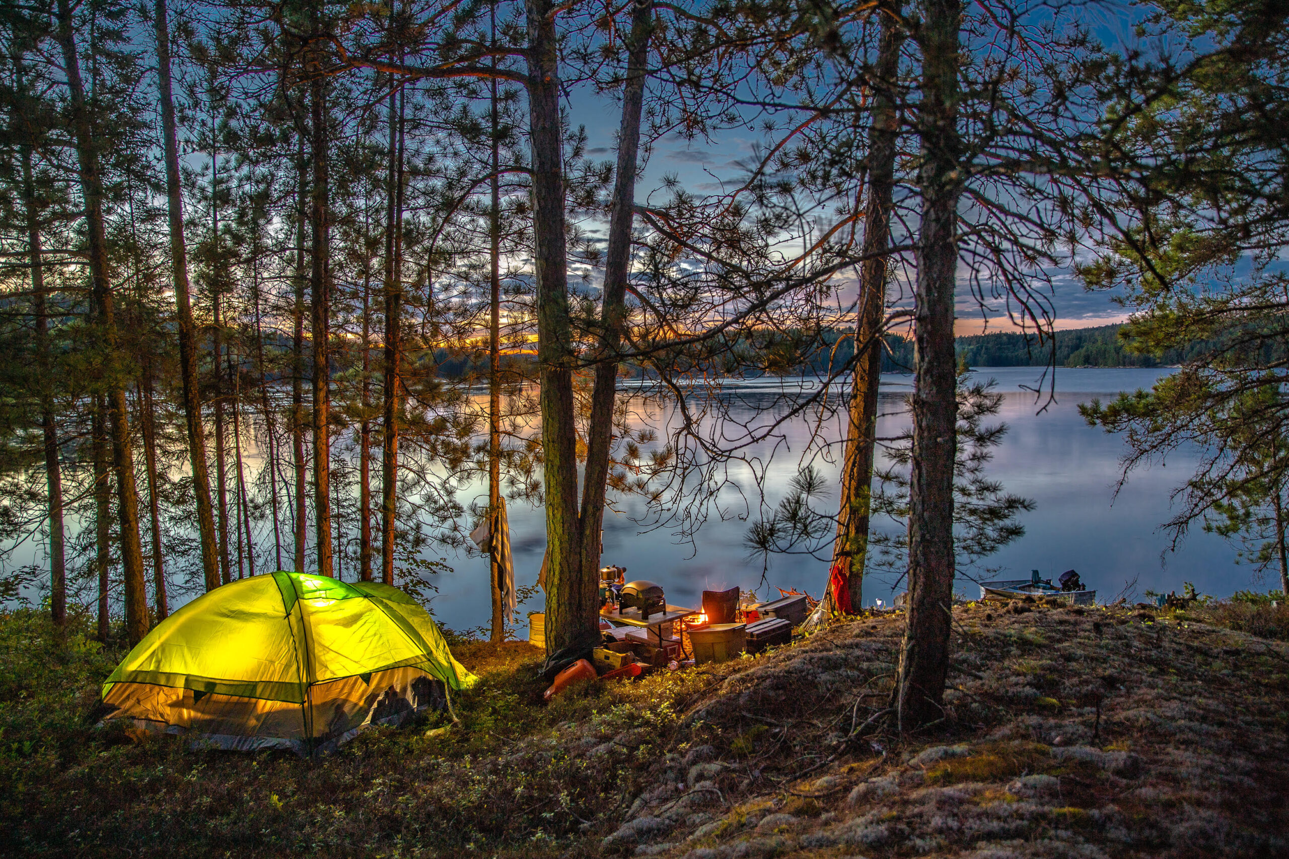 Lakeside Camping in Northern Ontario