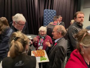 Attendees at the 2023 Family Medicine Forum enjoy appetizers.